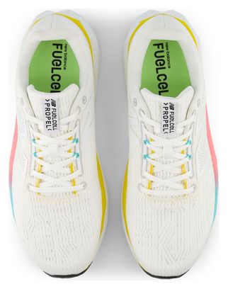 Chaussures Running New Balance FuelCell Propel v5 Blanc/Multicolore Homme
