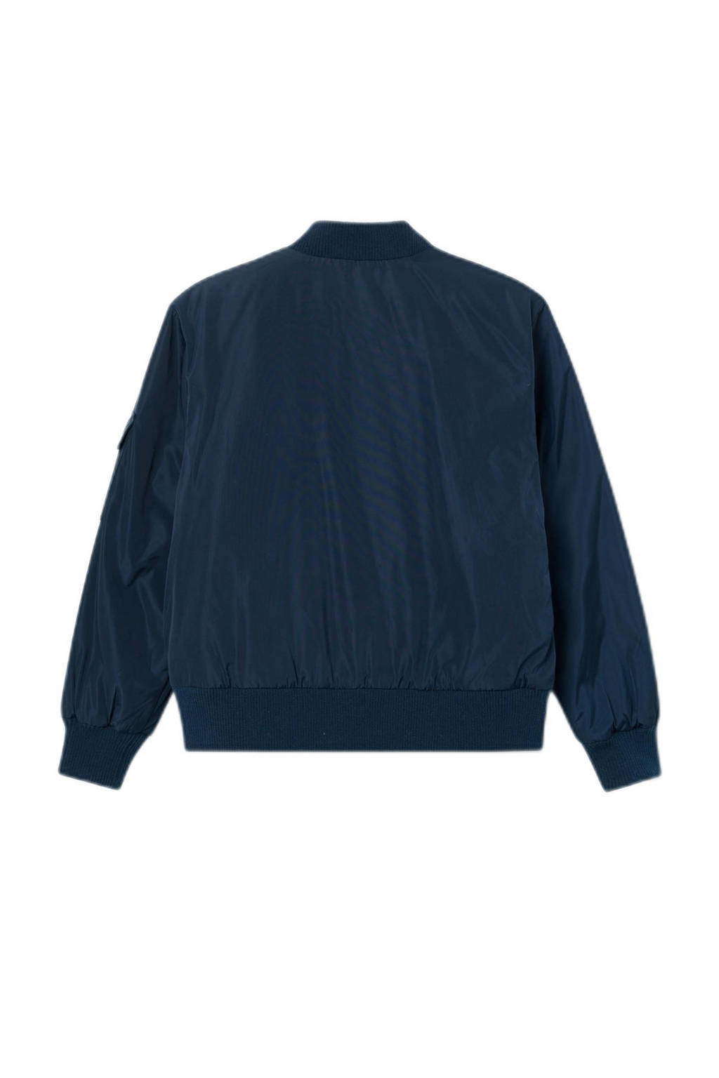 NAME IT bomberjack zomer NKMMACA met tekst donkerblauw