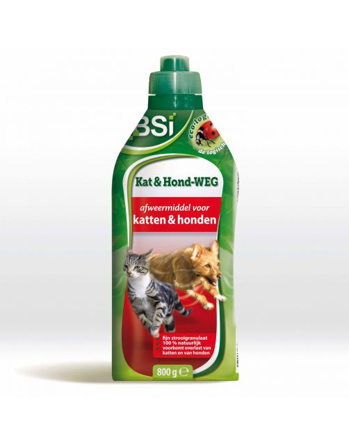 Bsi Kat & Hond-Weg - Afweermiddel - 800 g