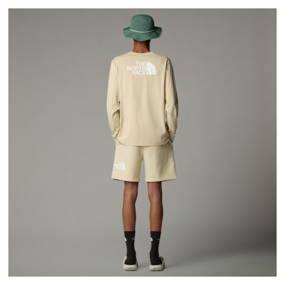 T-Shirt Manches Longues Homme The North Face Easy Beige