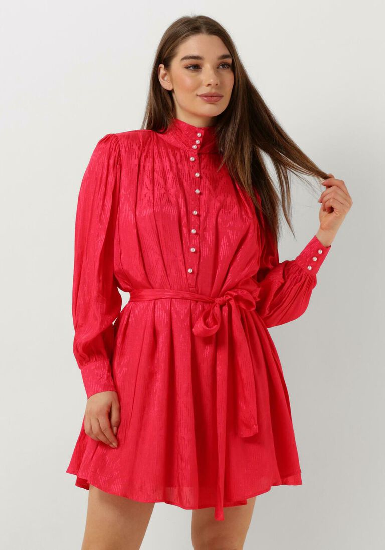 NOTRE-V roze notre-v mini jurk nv-danton pearl dress