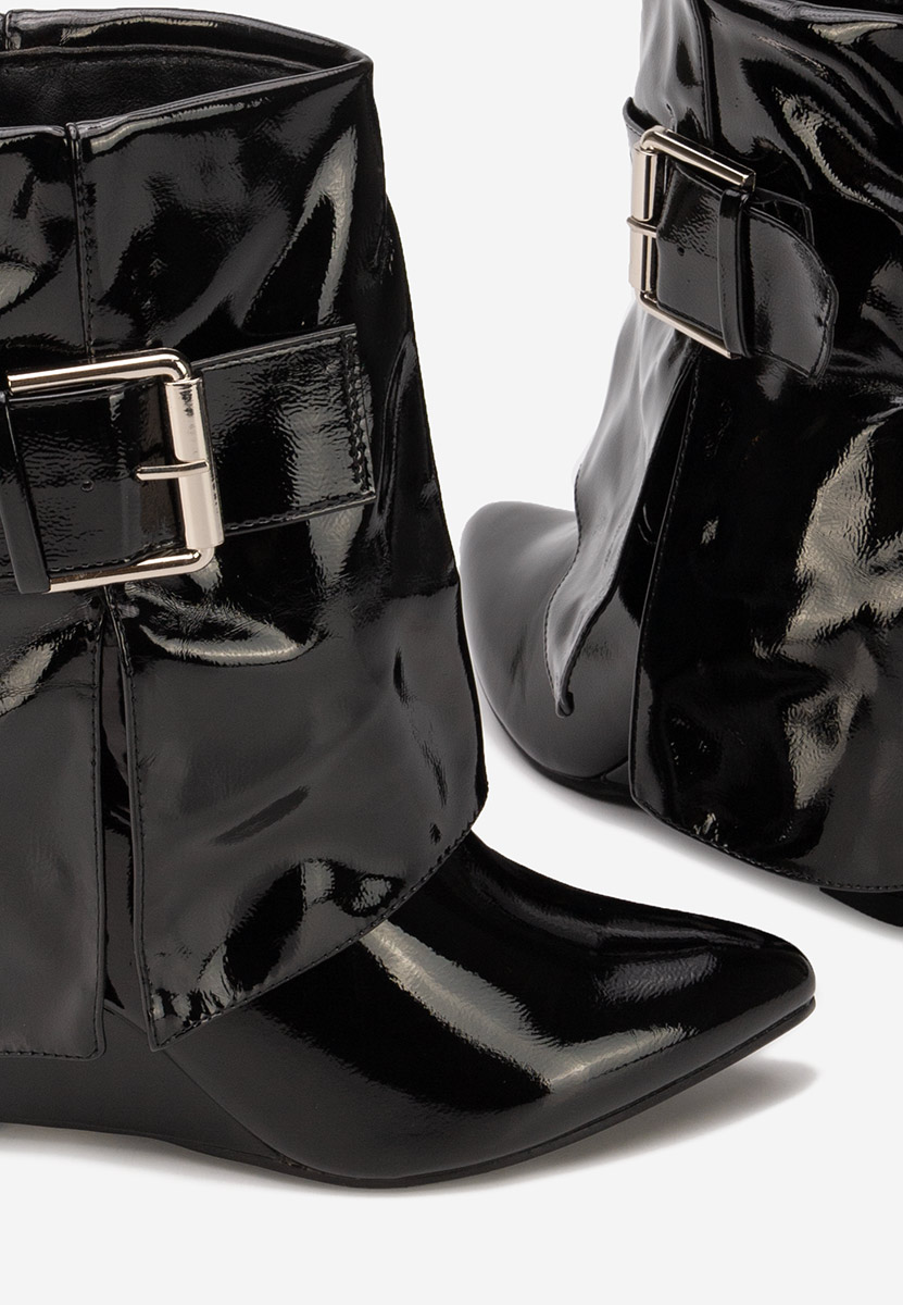 Bottines compensées noires Irinea V2