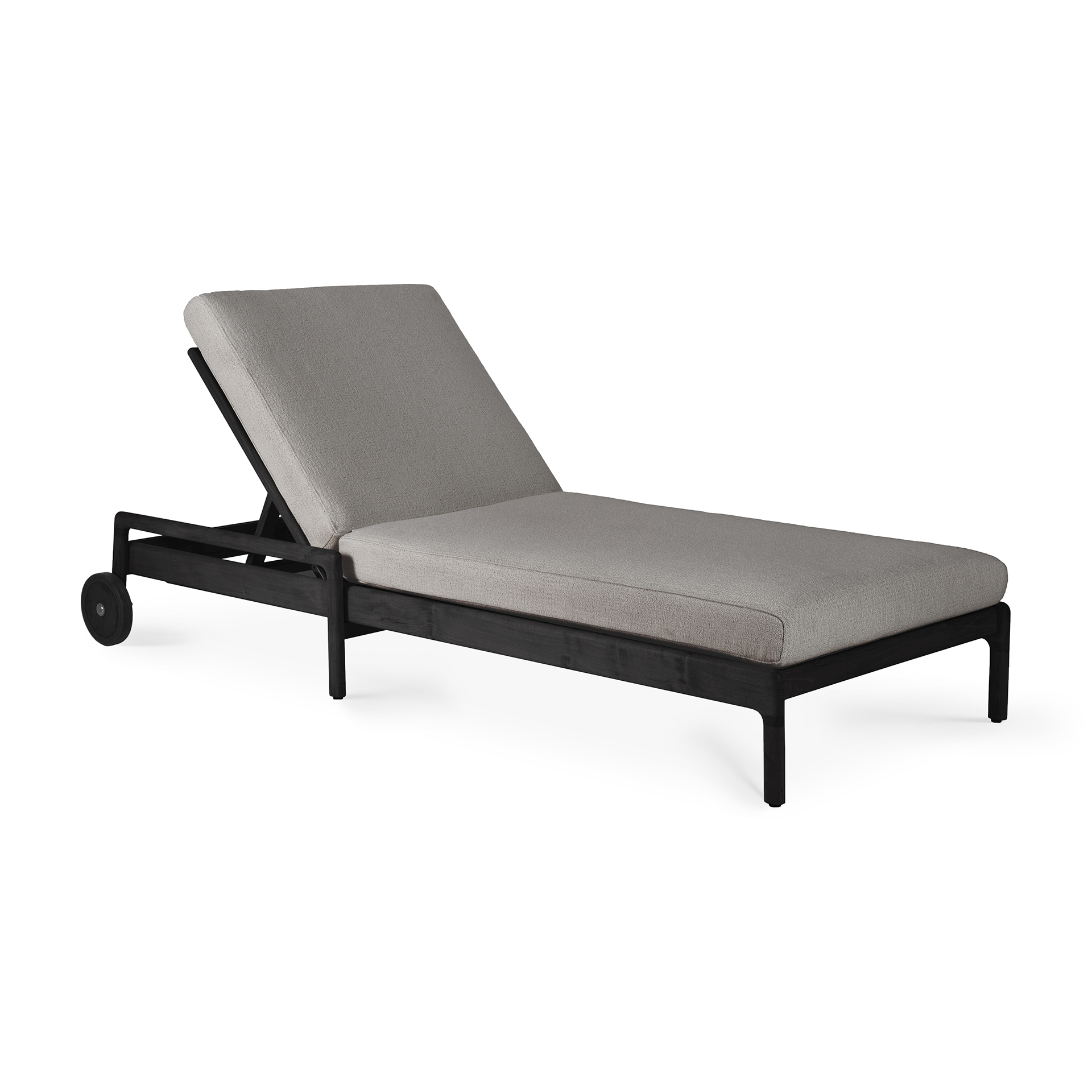 Kussen voor teak Jack adjustable lounger zwart - mocha