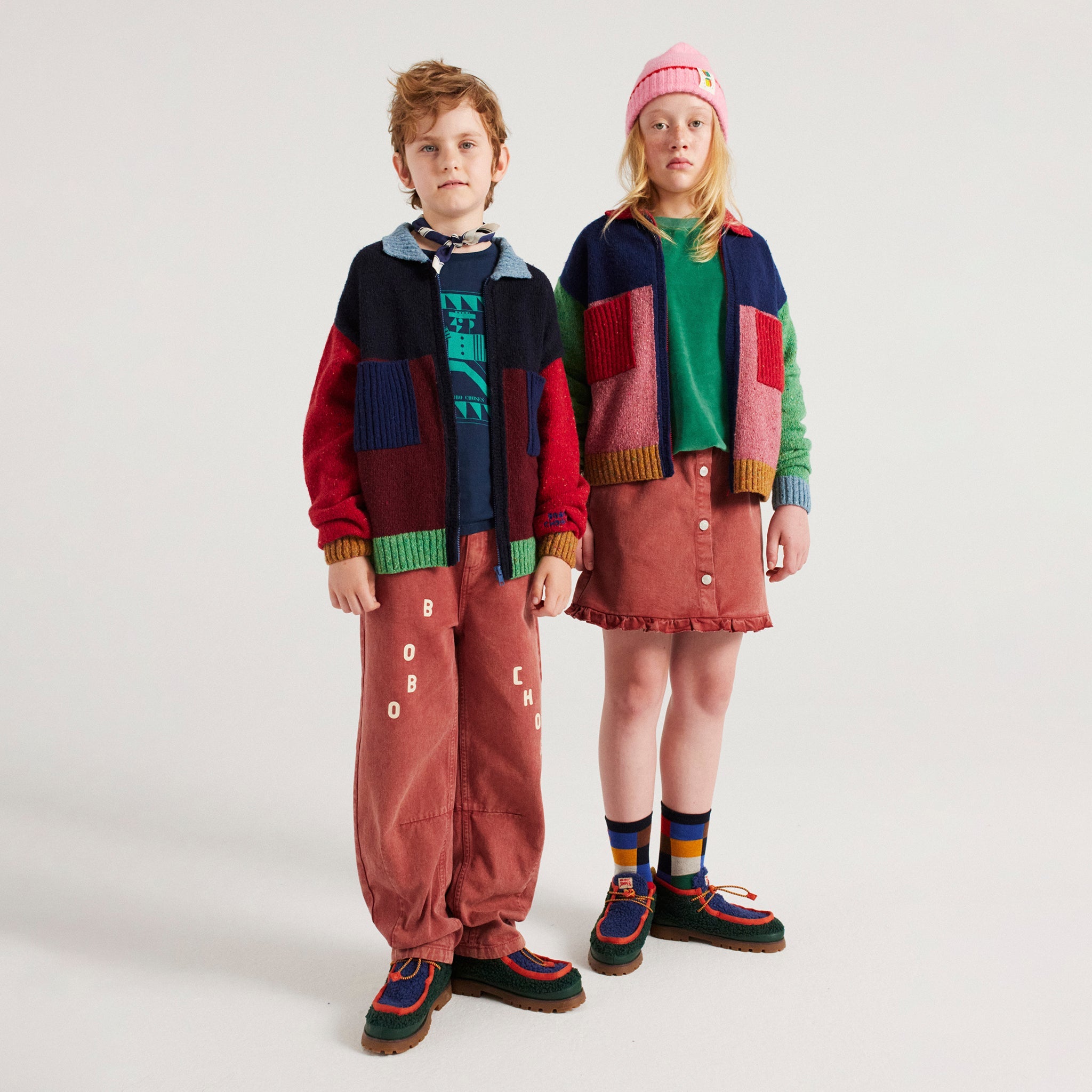 Schuhe Bobo Choses X Camper Compas Wallabee Multicolor
