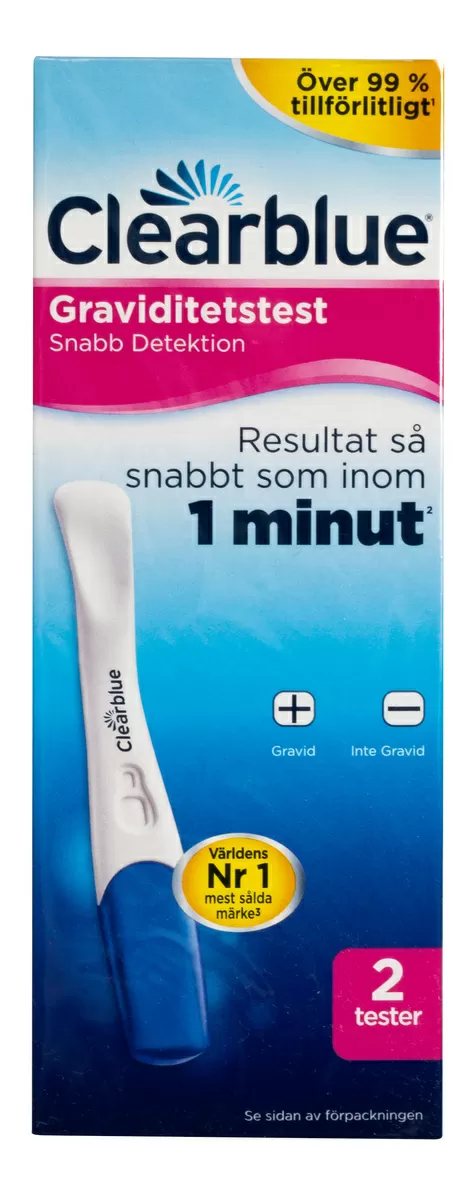 Clearblue Hurtig Graviditetstest - 2 stk.