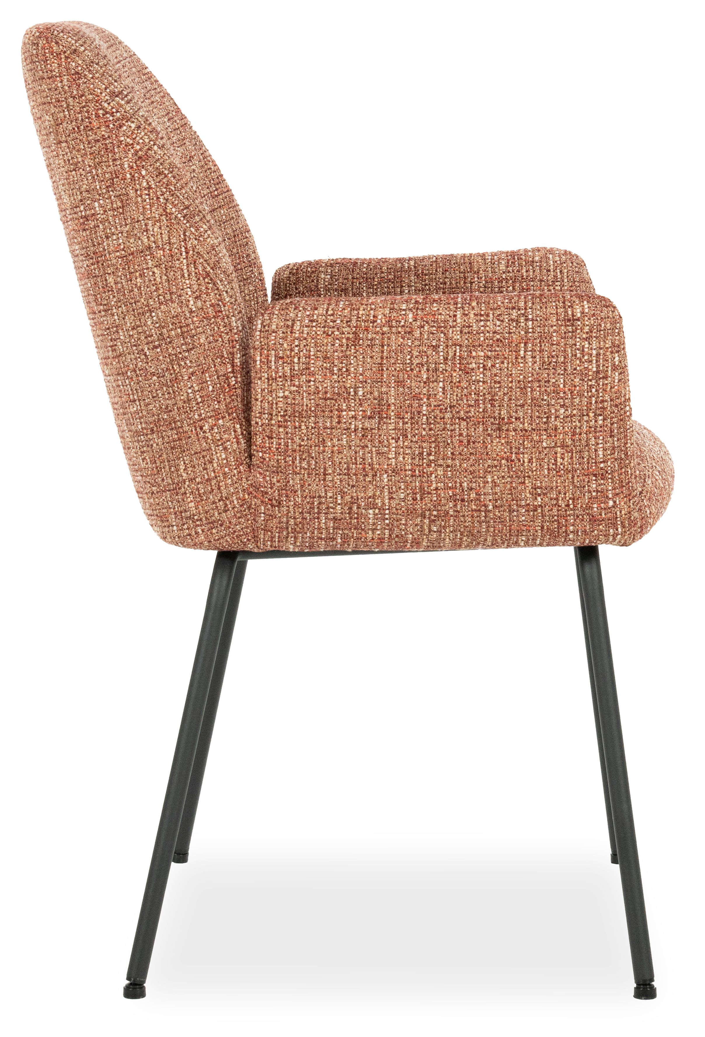 Eetkamerstoel 96339 rood Indy B58 x D63 x H89 cm