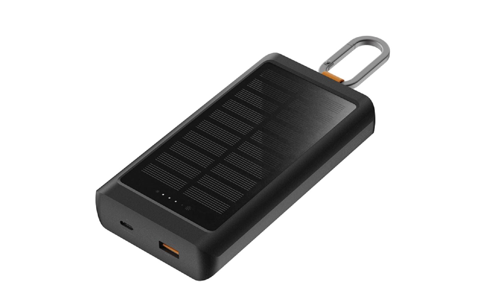 Powerbank XG2S101 10000 mAh, SchwarzGo2 Power Bank Solarpanel und Taschenlampe 10.000 mAh - 15 W