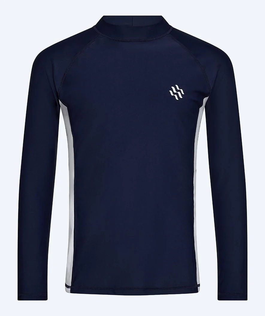 Watery UV-trøje til kvinder - Talcott Langærmet Rashguard - Mørkeblå/hvid