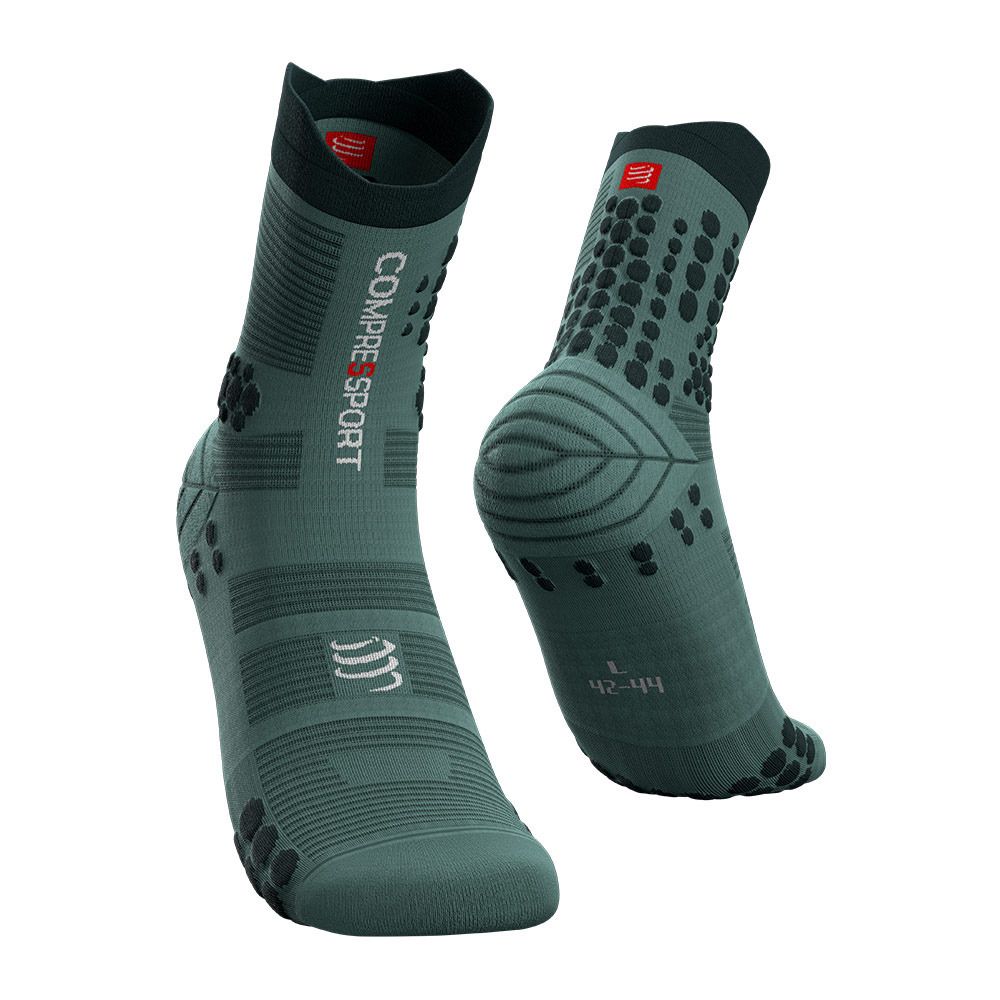 Compressport PRO RACING V3.0 TRAIL - Chaussettes silver pine