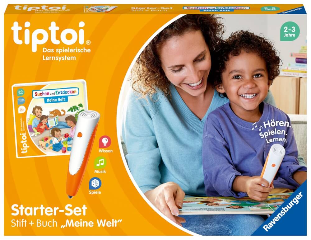Ravensburger 112 tiptoi® Starter-Set: Stift und Bilderbuch Meine Welt