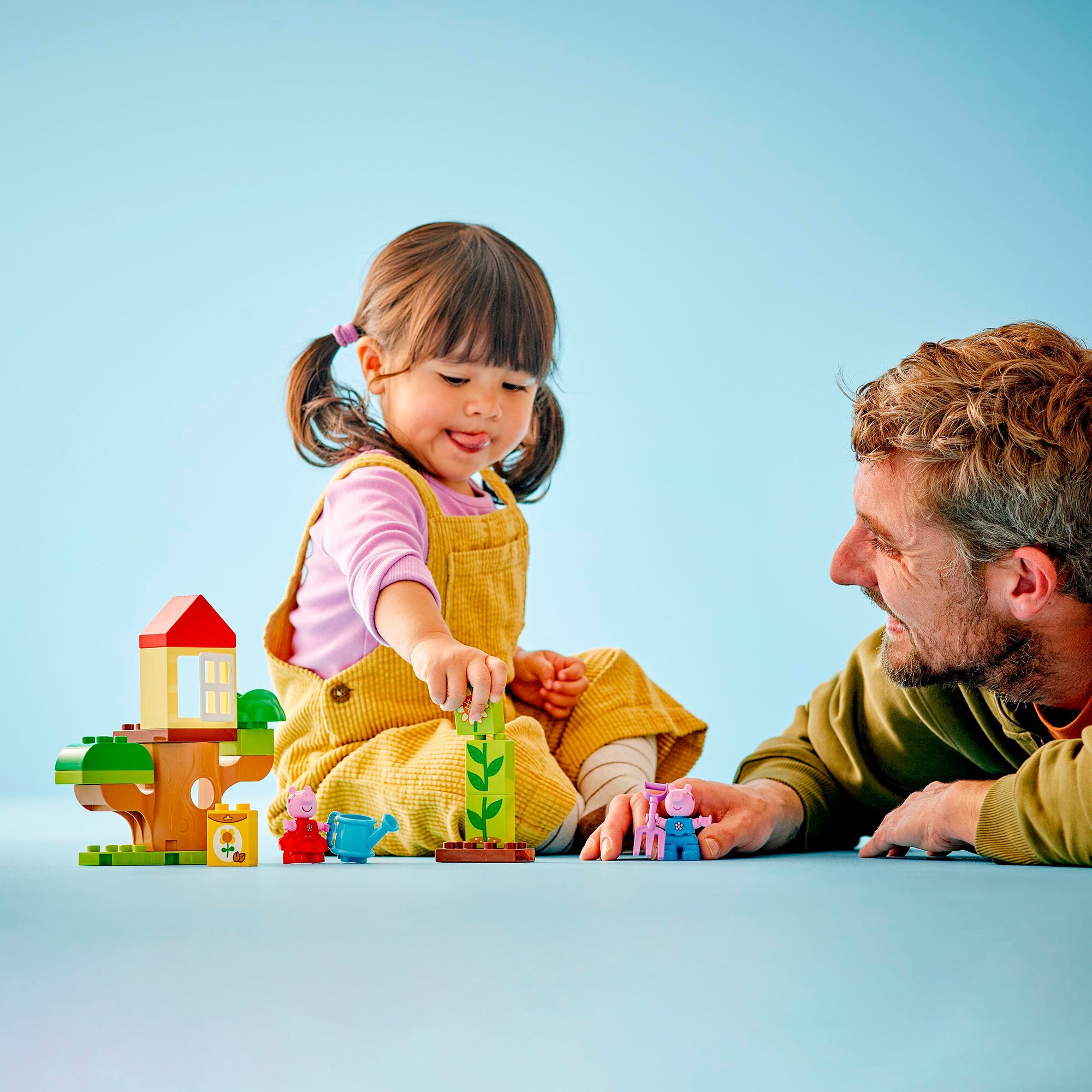 LEGO Konstruktionsspielzeug DUPLO Peppas Garten mit Baumhaus