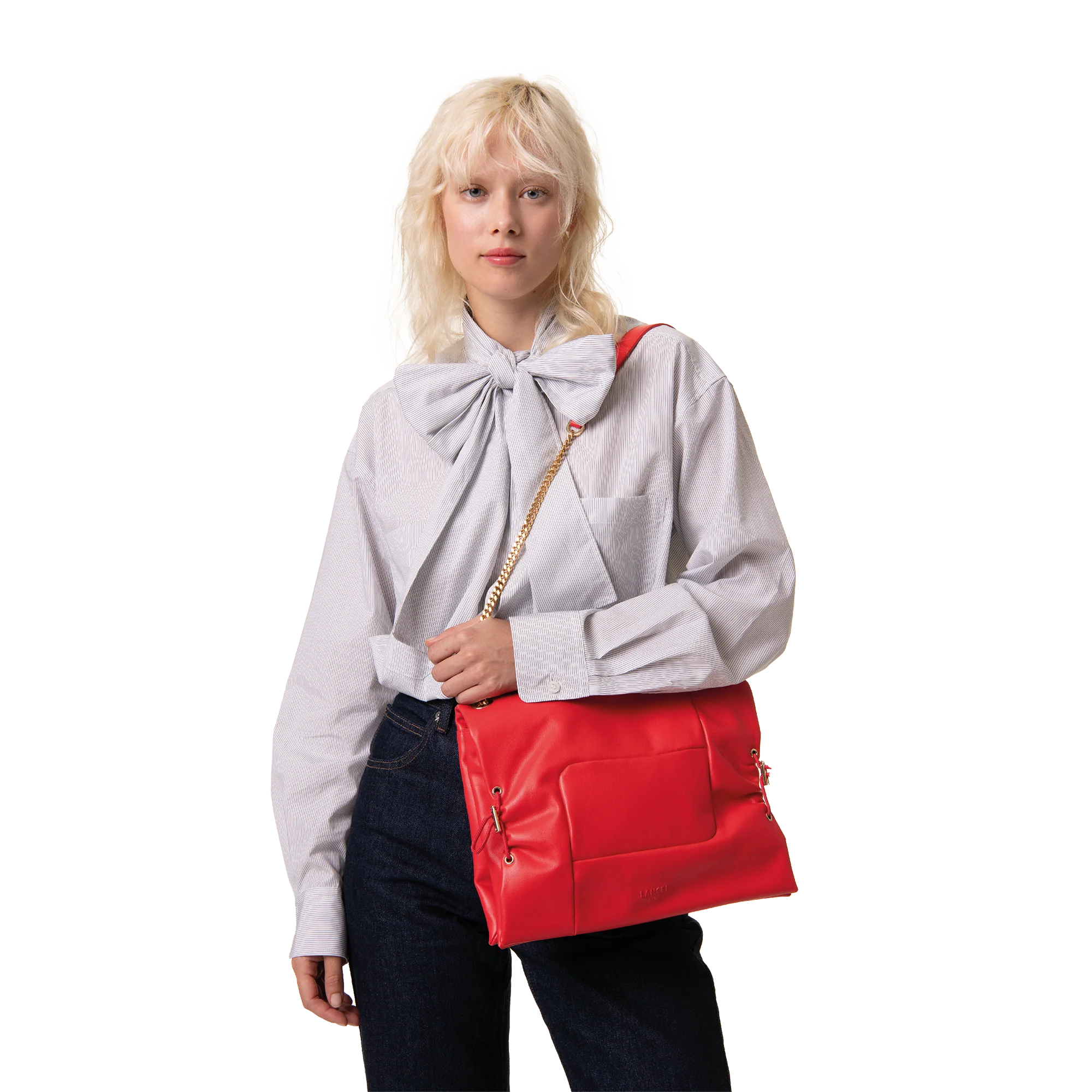 Sac rabat L Billie de Lancel-Tomate