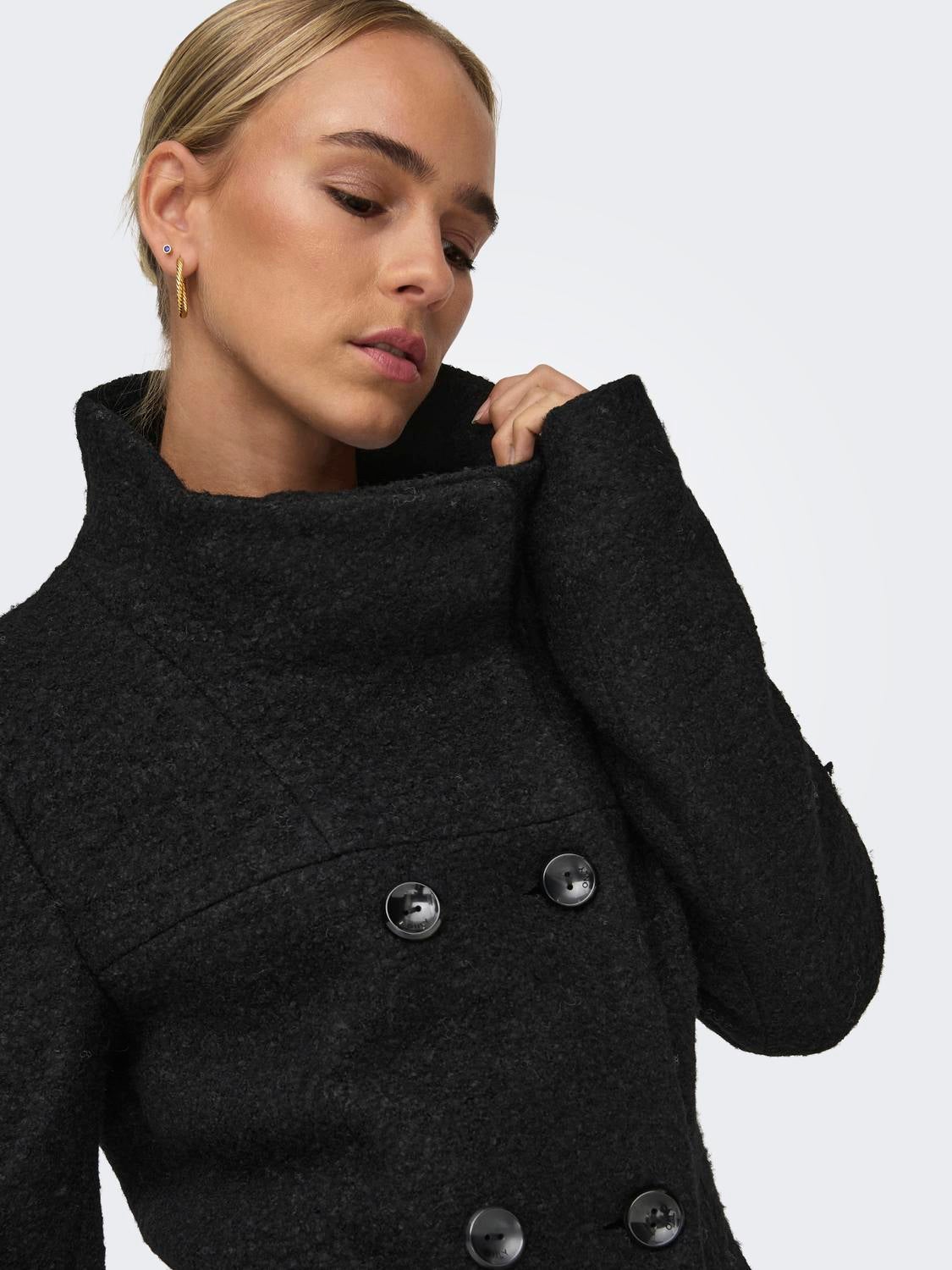 ONLNEWSOPHIA Mantel Black