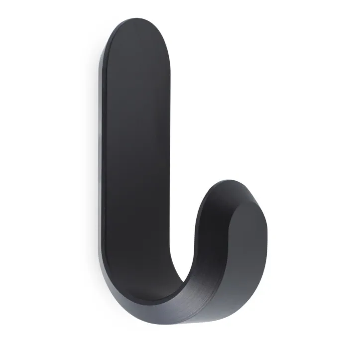 Normann Copenhagen Patère Curve mini - Set de 2 | Noir