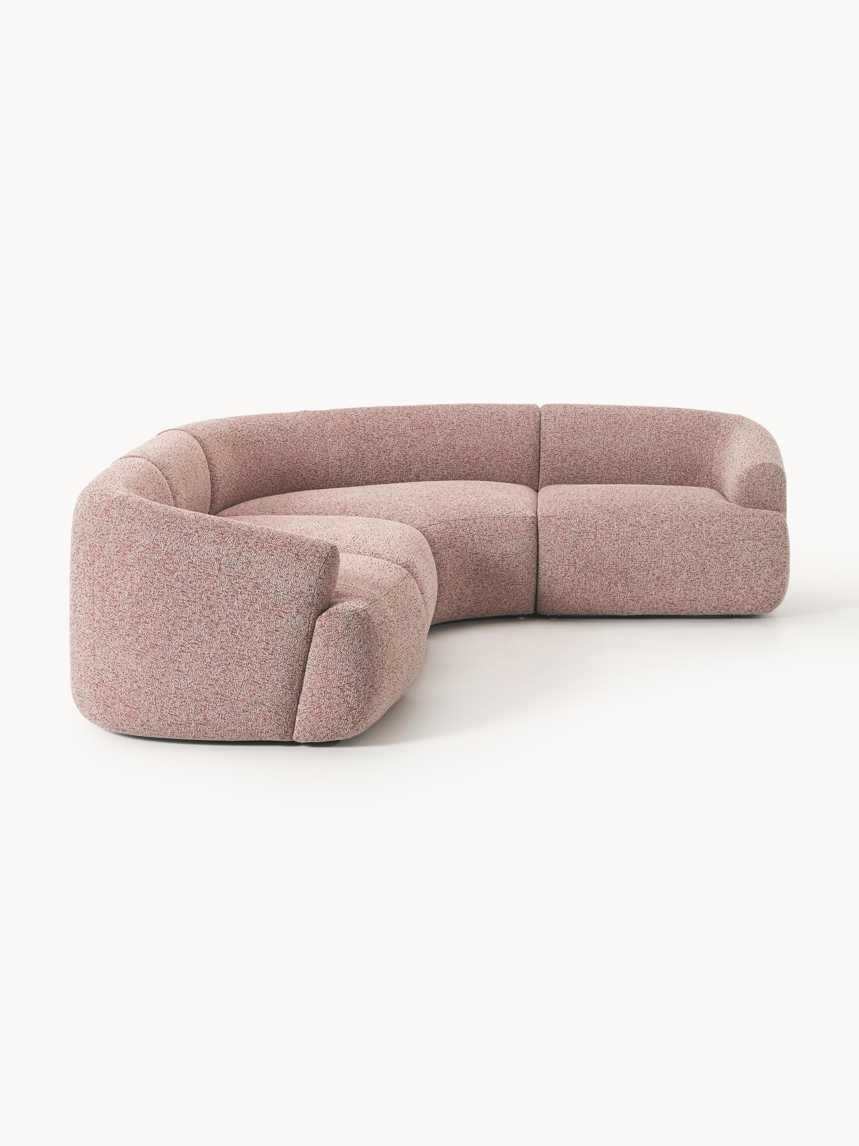 Modulaire bouclé hoekbank Sofia (4-zits)