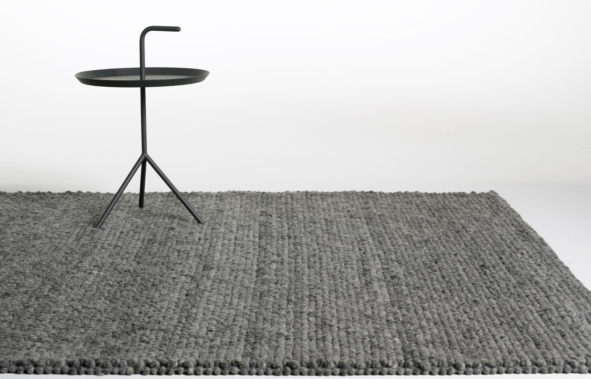Vloerkleed Peas soft grey 200x300 cm
