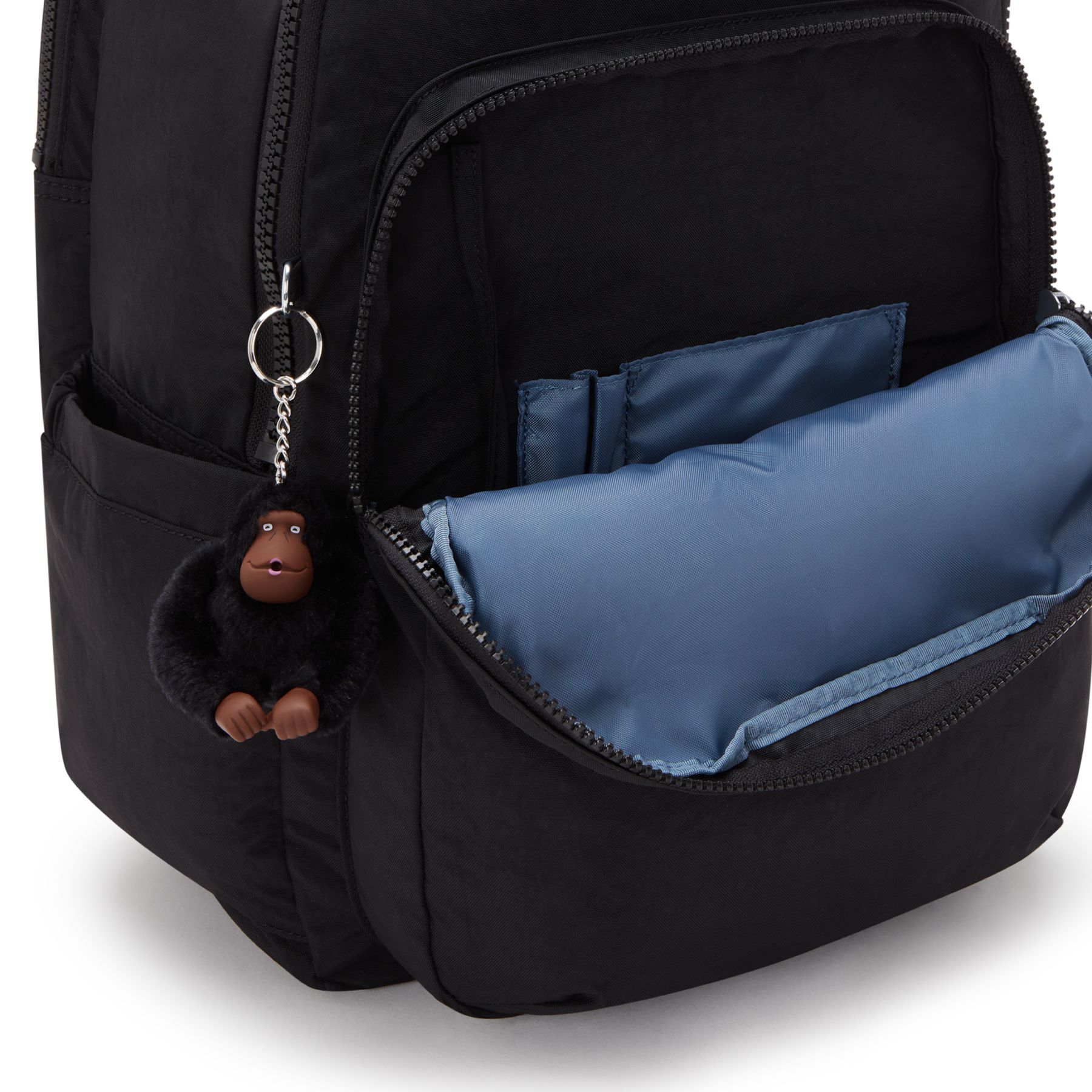 SEOUL COLLEGE Grand sac à dos avec compartiment séparé pour ordinateur portable - True Black