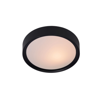 Lucide plafonnière Lex E27 ø 25 cm zwart