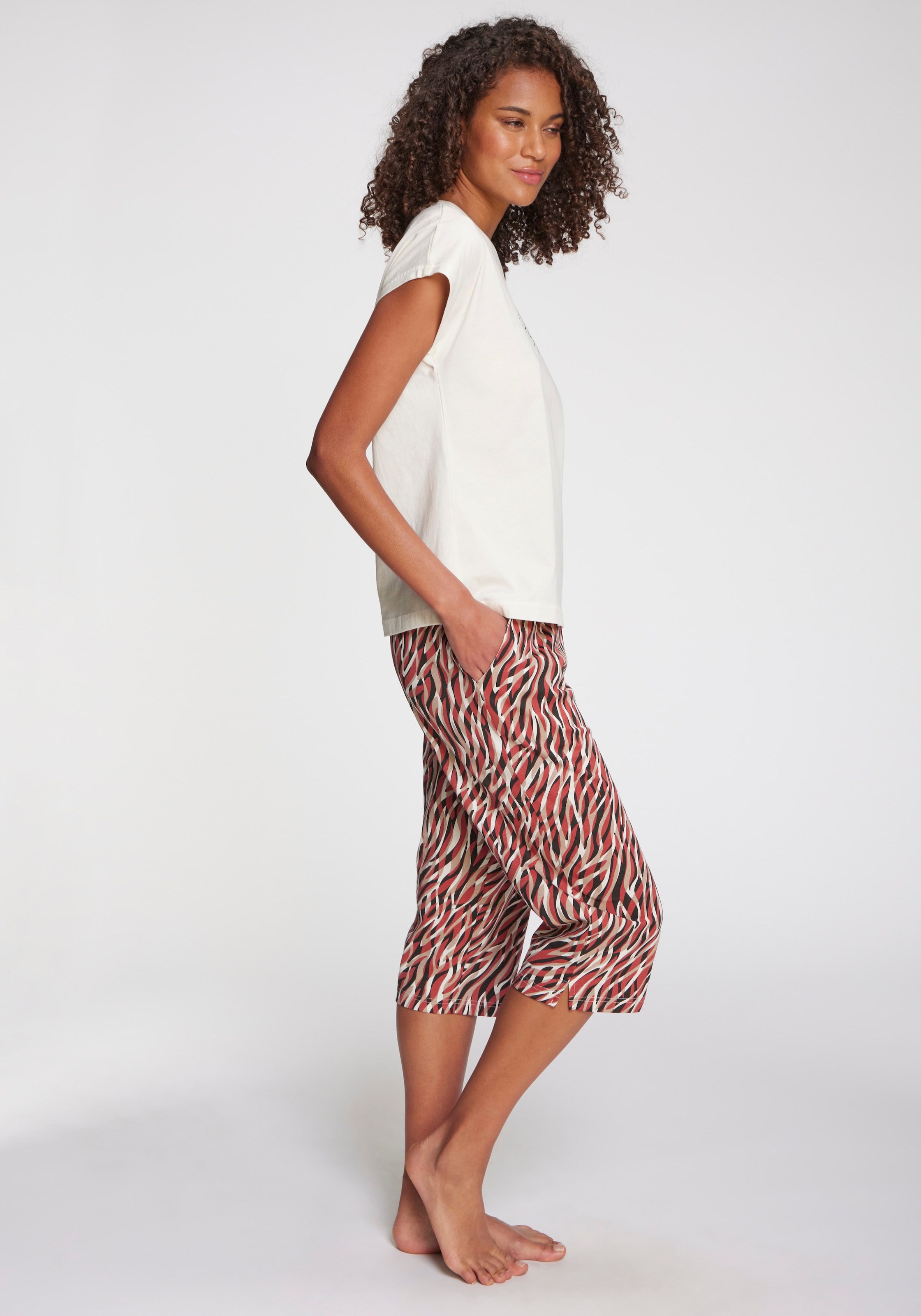 Vivance Dreams Caprihose  mit schönem Muster