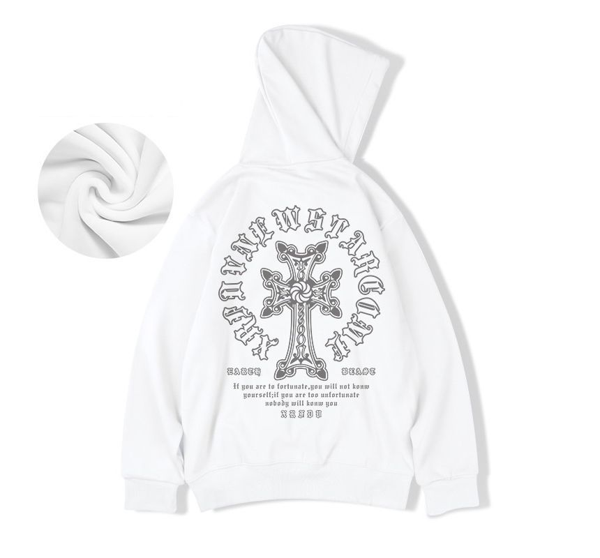 Cowpow - Hoodie met kruisprint