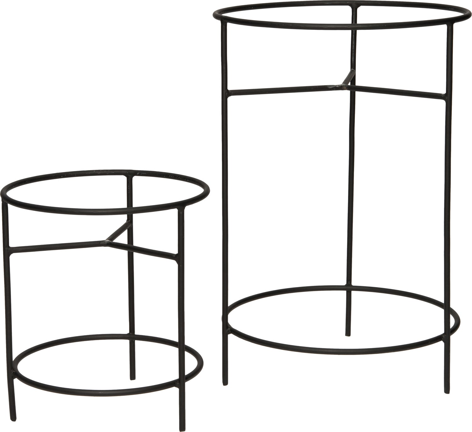 Intratuin plantenstandaard zwart D 42 H 62 cm