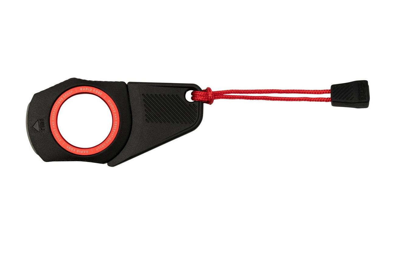 SOG Rapid Rescue Black Red 26-30-04-43 reddingsmes
