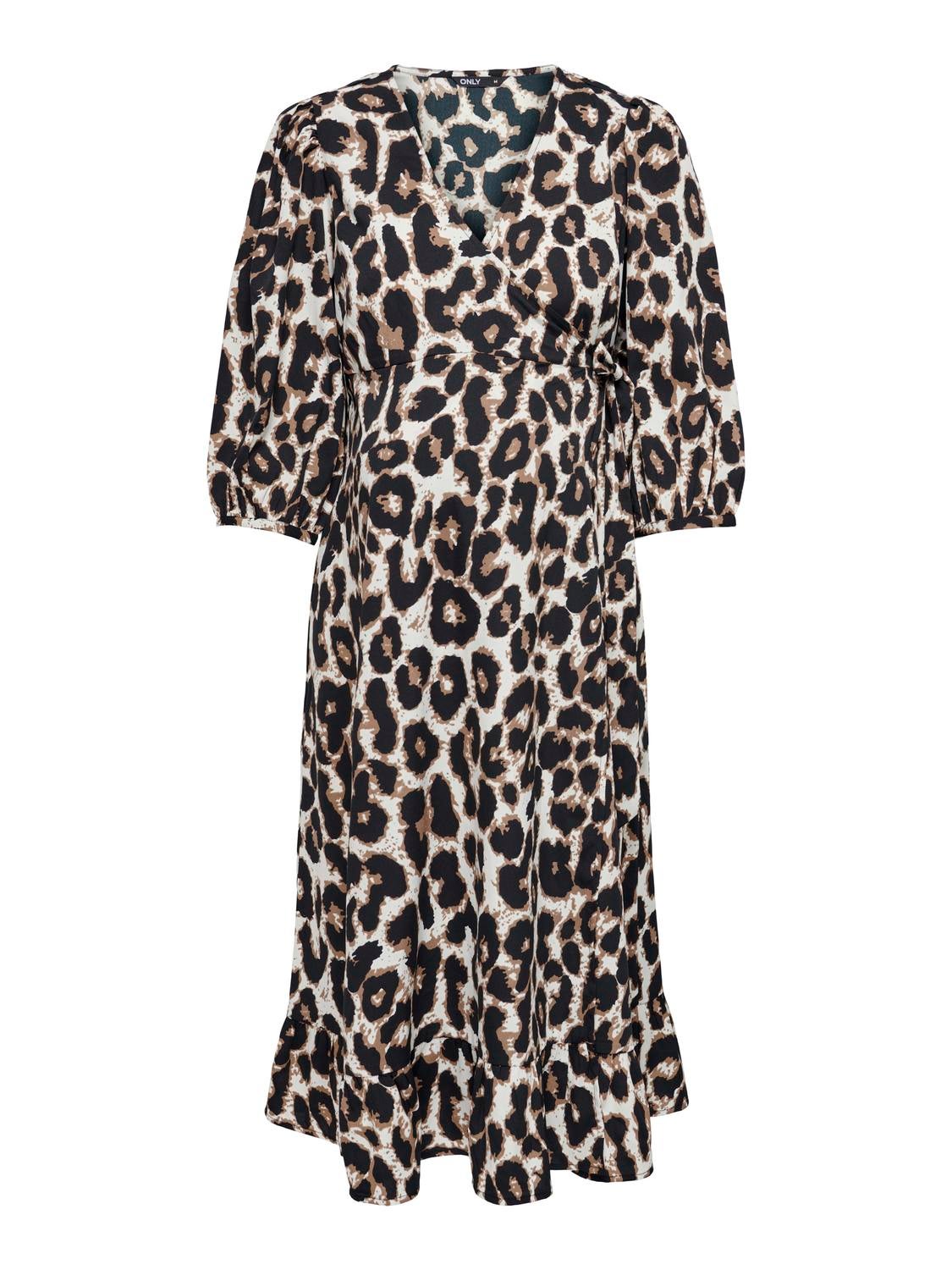OLMOLIVIA Langes Kleid Cloud Dancer