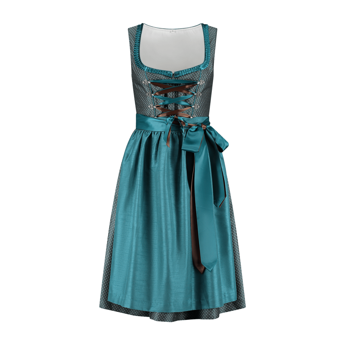Blauwe Dirndl Jurk Oktoberfest Dames 2 delig