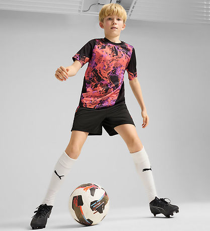 Puma T-Shirt - IndividualCUP Jr - Schwarz m. Print