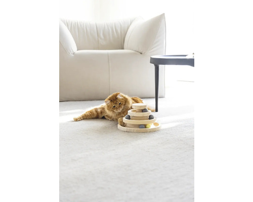Krabmeubel ontworpen door Lotte, kattenspeeltoren Mia, 26 x 14,5 cm, sisal, hout