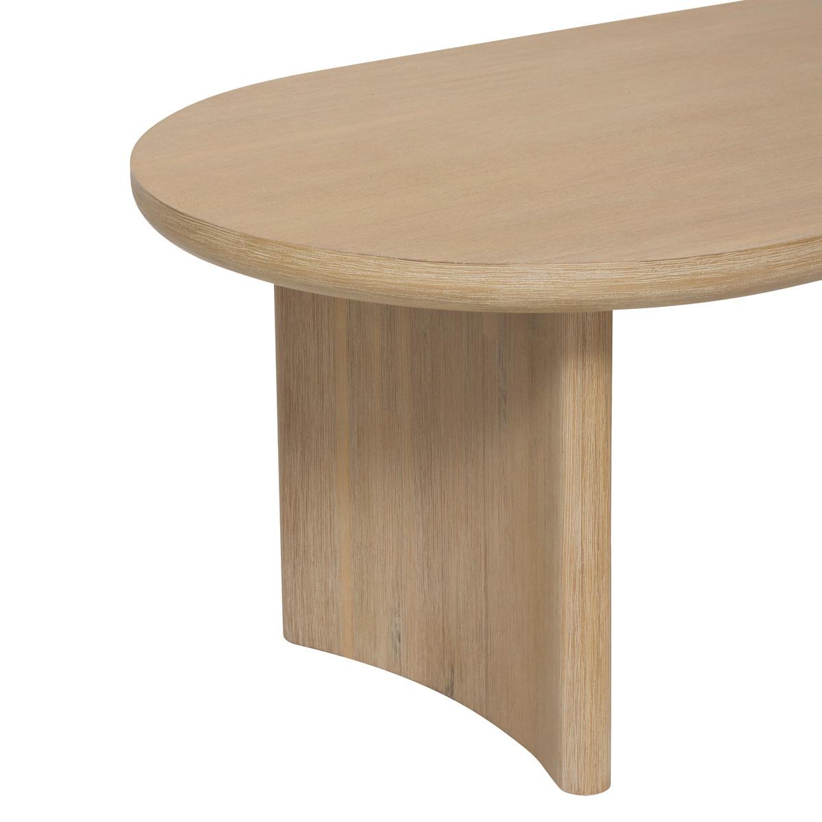 TABLE BASSE LOUSADA BOIS NATUREL D.110X60CM