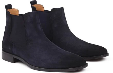 Suitable Chelsea Boot Suede Navy 15632-S0237 kopen