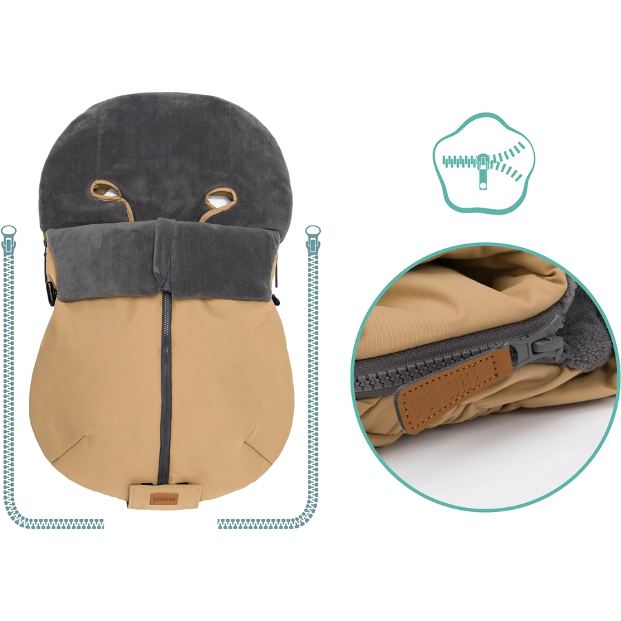 fillikid Winterfußsack Sella Elite Cappuccino
