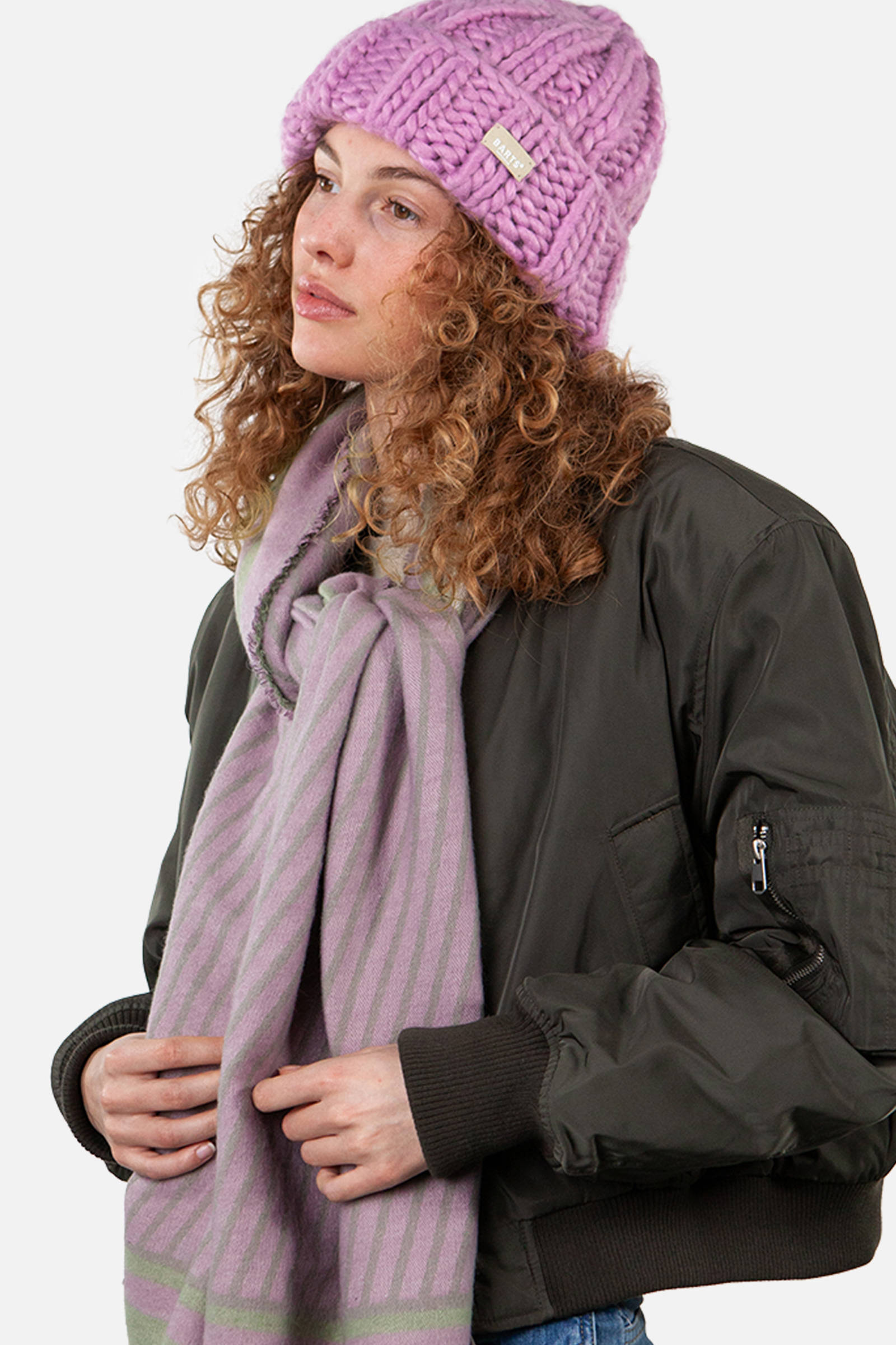 Barts muts Hermitta roze