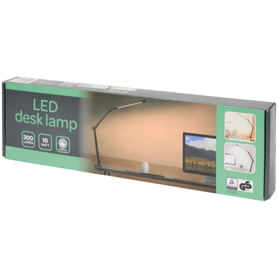 Bureaulamp met klem 10 watt | 300 lumen | 67,9 cm