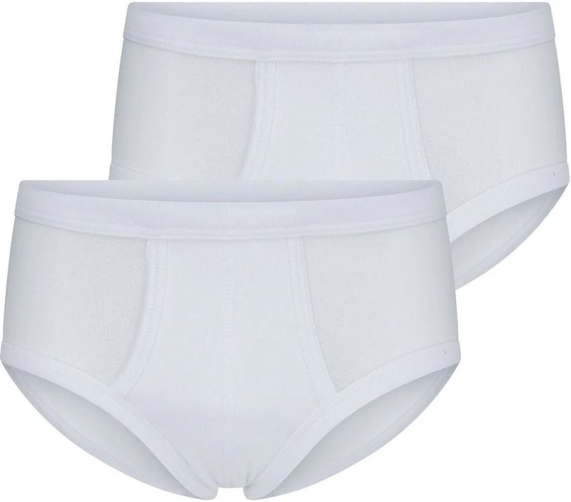 Beeren - Heren Slips - Wit - 2-pak - Elastisch Katoen