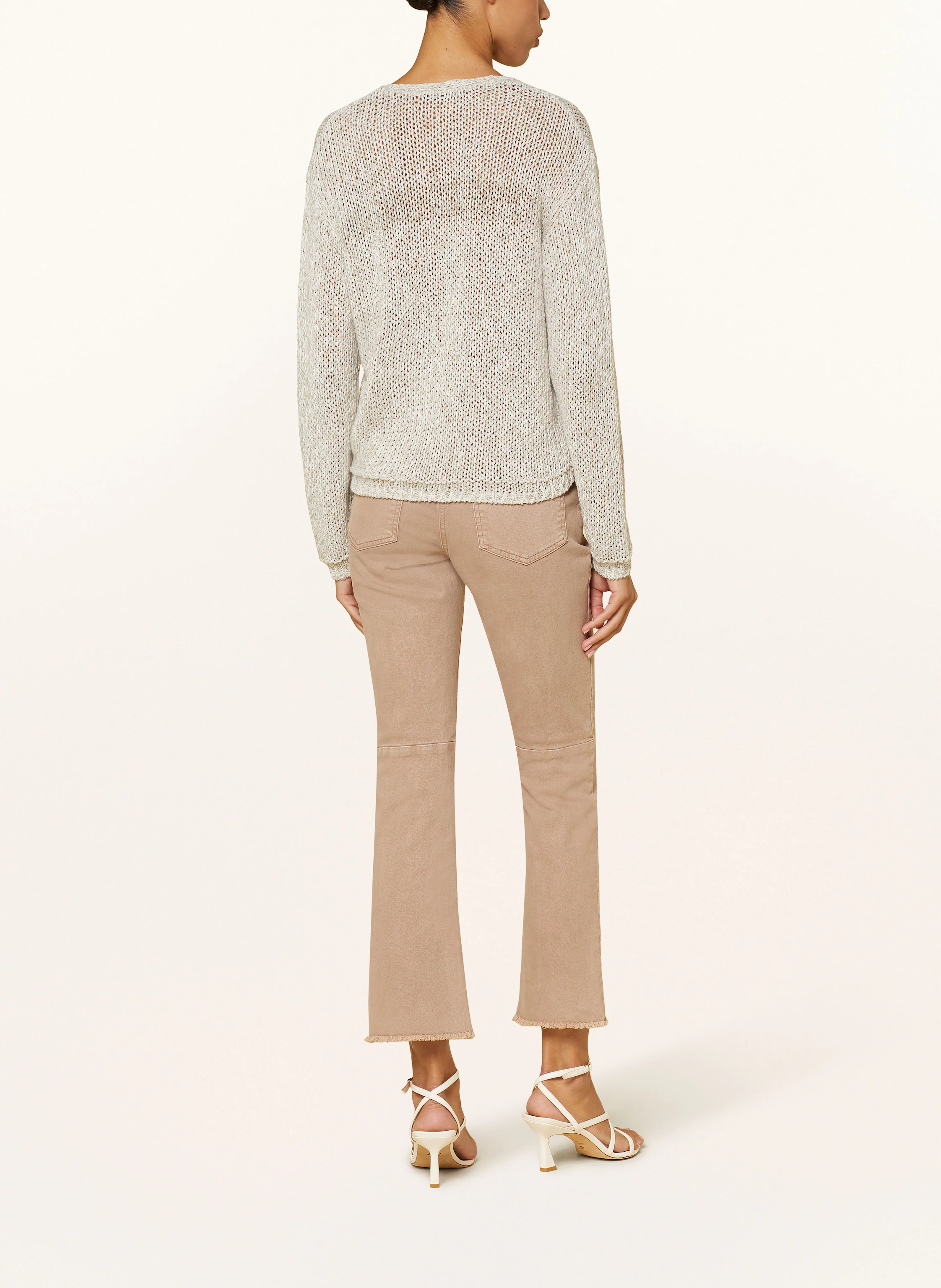 LUISA CERANO Pullover mit Leinen