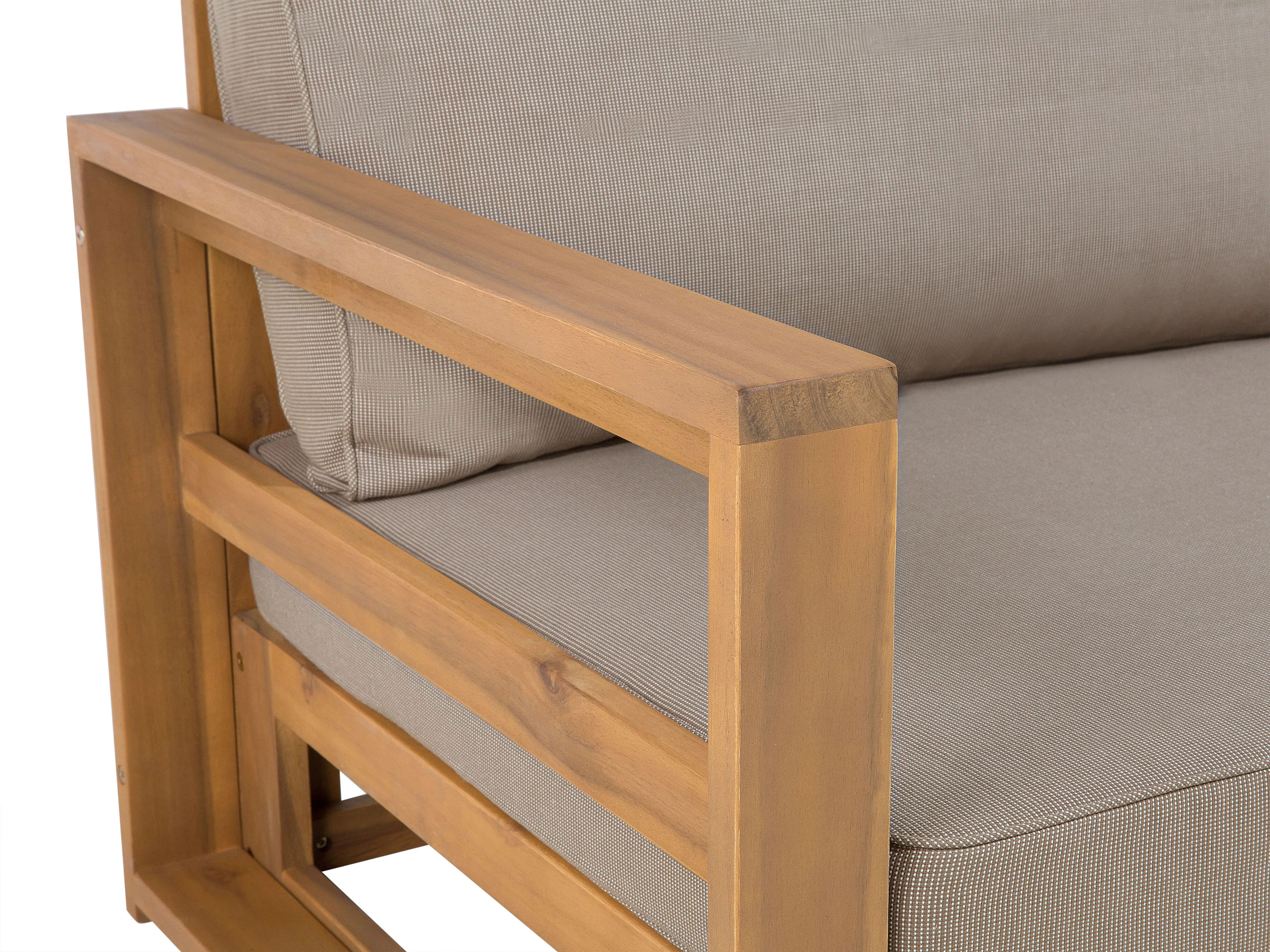 Set tuinkussenhoezen TIMOR Taupe