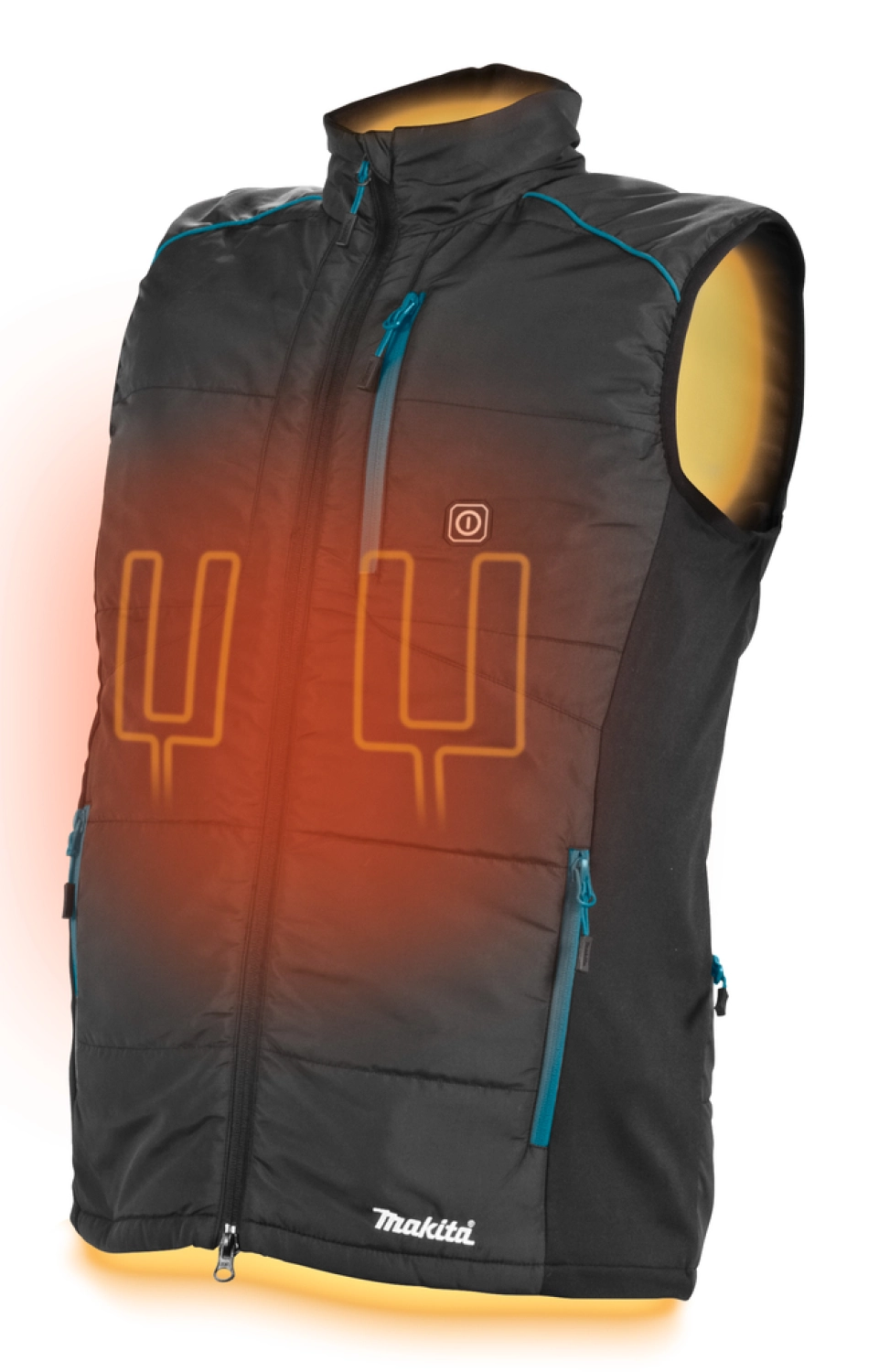 Makita DCV202Z2XL 14,4 - 18 V Li-ion Accu verwarmd vest - maat XXL
