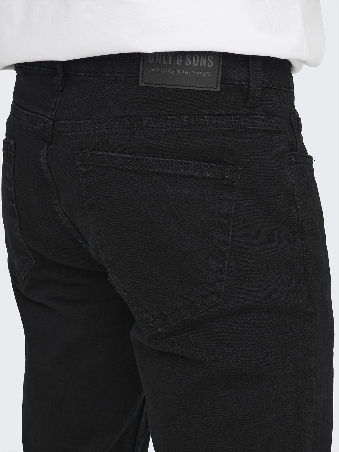 ONSWEFT Mittlere Taille Normal geschnitten Jeans Black Denim