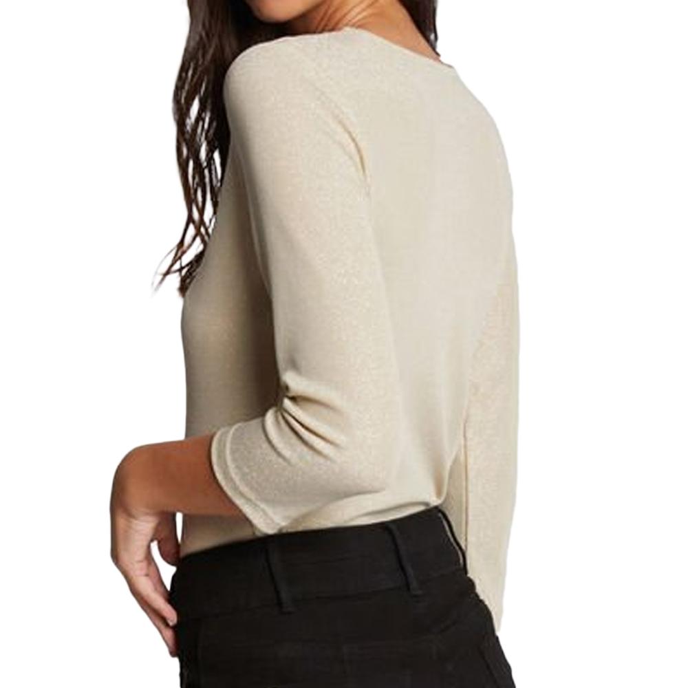 Morgan T-shirt Beige Femme Morgan TIWI