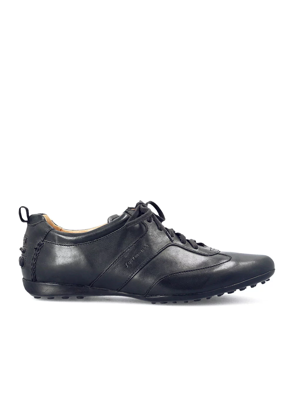 SNEAKER CUIR NOIR