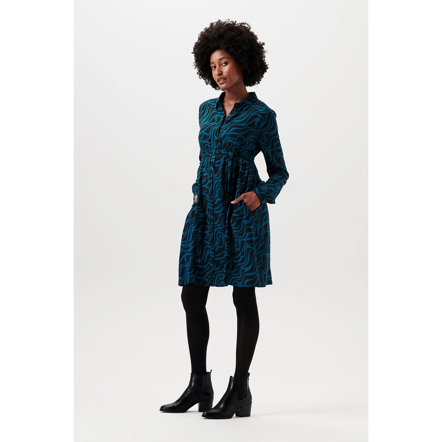 Esprit Still-Kleid Blue Coral
