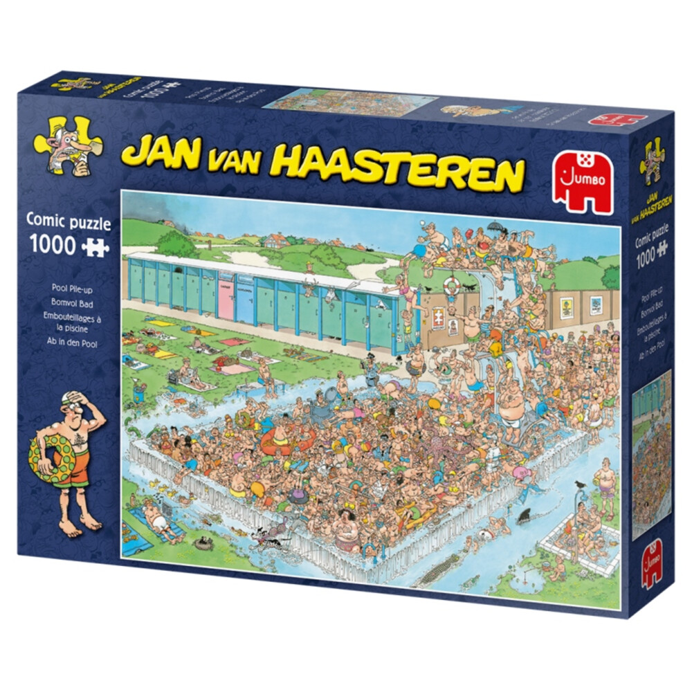 Jan Van Haasteren Puzzel Bomvol Bad - 1000 stukjes