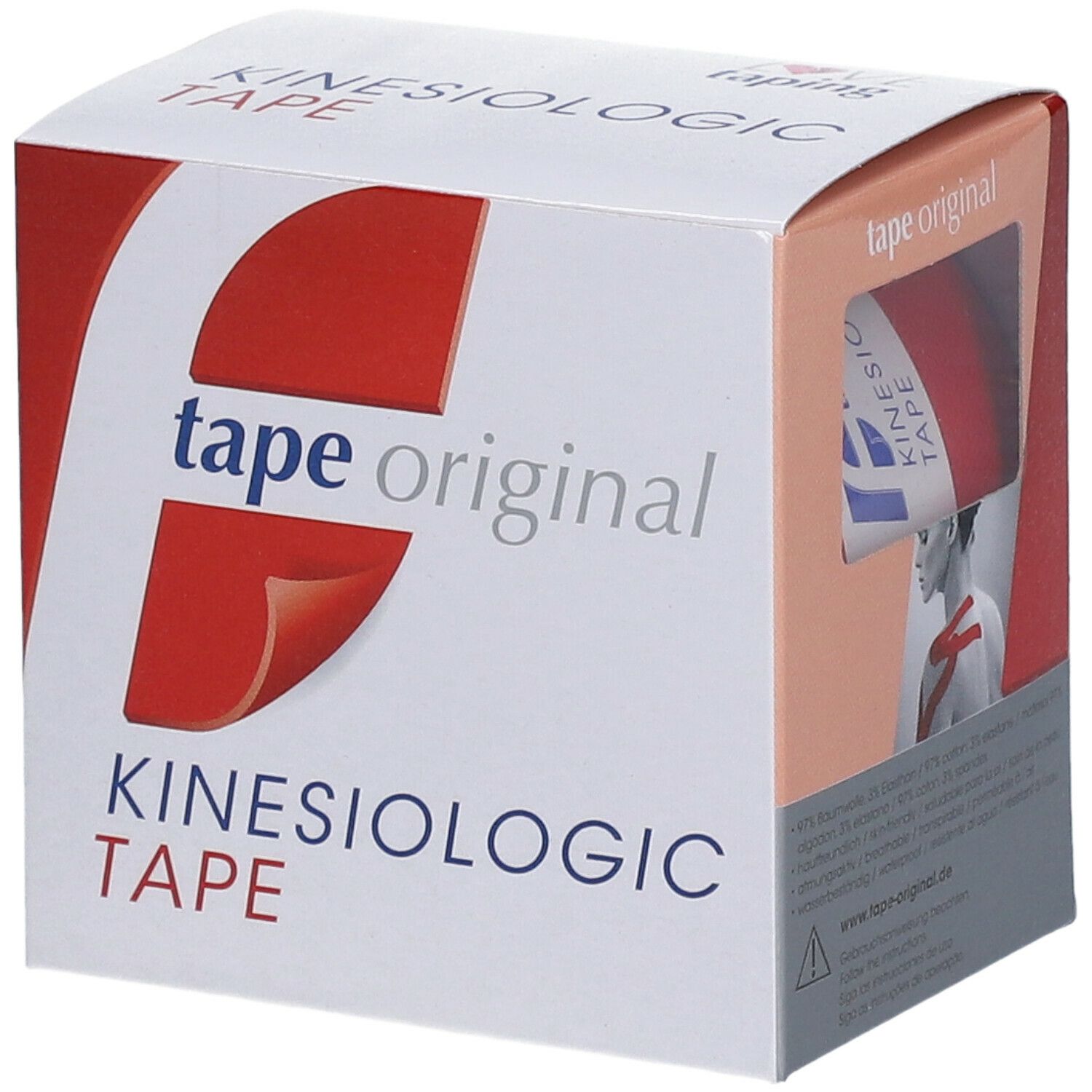 Kinesio tape original Kinesiologic Tape rot  5 cm x 5 m