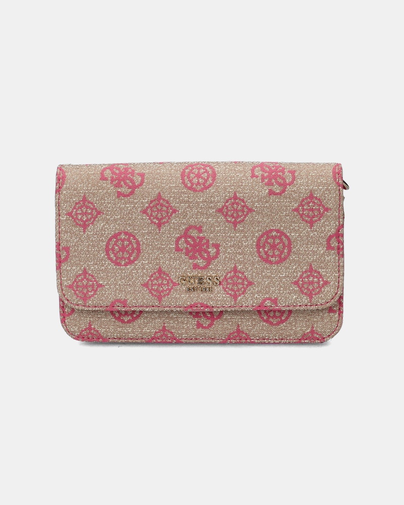 Guess Loralee Xbody Flap Uitgaanstasje  - roze
