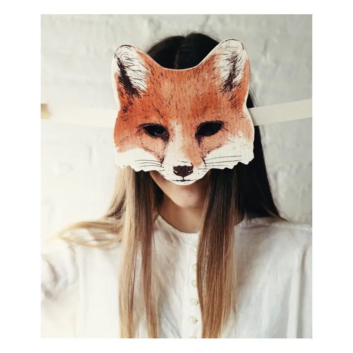Frida's Tierchen Masque en feutre Renard | Orange