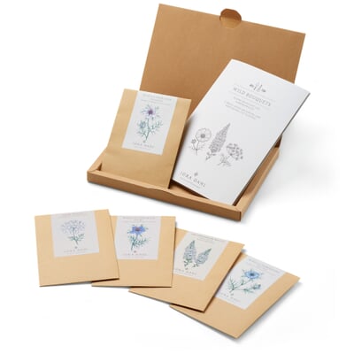 Saatgutkollektion für Blumensträuße, Jungfer im Grünen