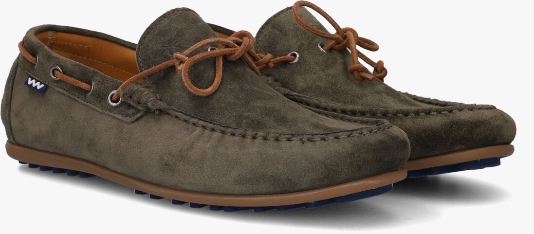 FLORIS VAN BOMMEL groene floris van bommel mocassins sfm-40009