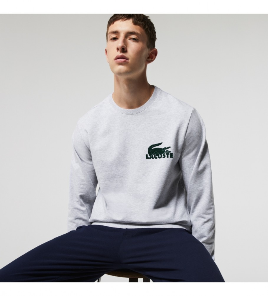 Camiseta de pijama Lacoste SH7477 cinza